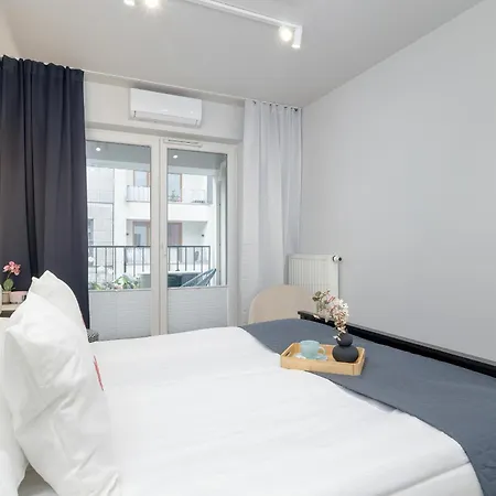 Apartment Slusarska Modern With Balcony & Parking Cracow Zablocie By Renters Prestige Krakow